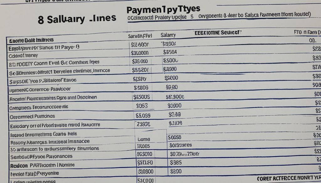 informações no contracheque